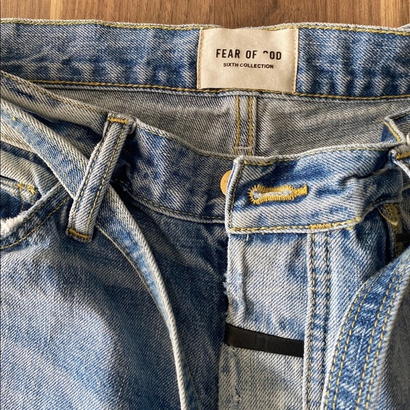 Fear Of God Sixth Collection Belted Jeans - Picture 4 of 12